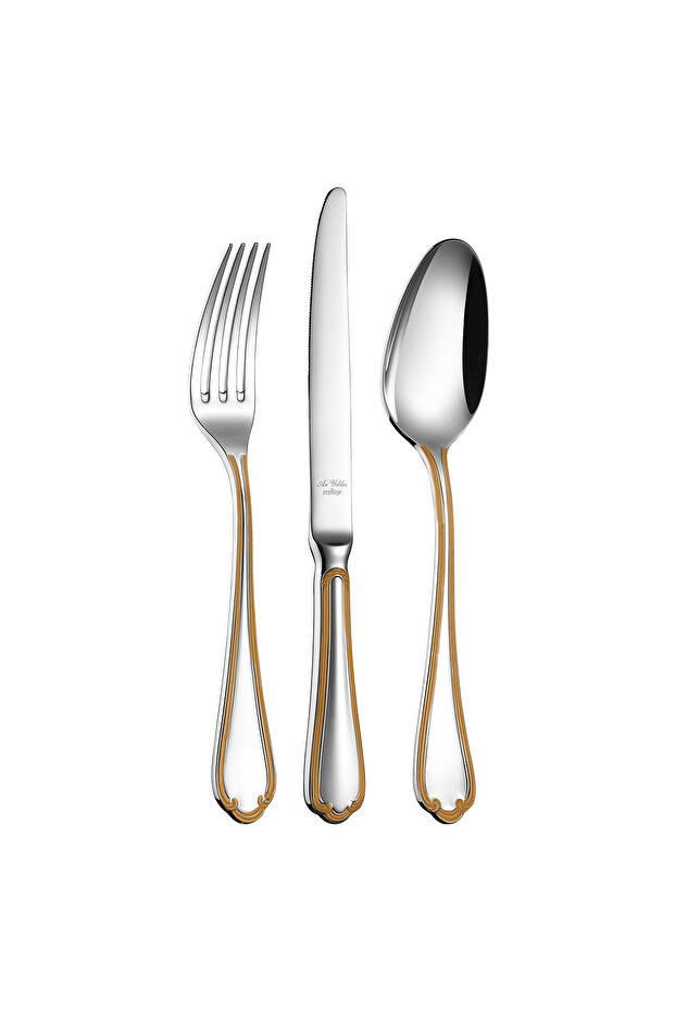 Lord Antique Series Plus 84-Piece 12-Person Fork Spoon Knife Set