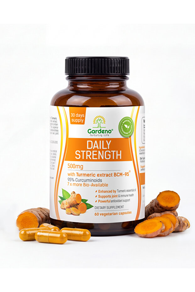 Curcumin BCM-95® 500mg | 95% Curcuminoids | Halal Veg | Joint & Immunity