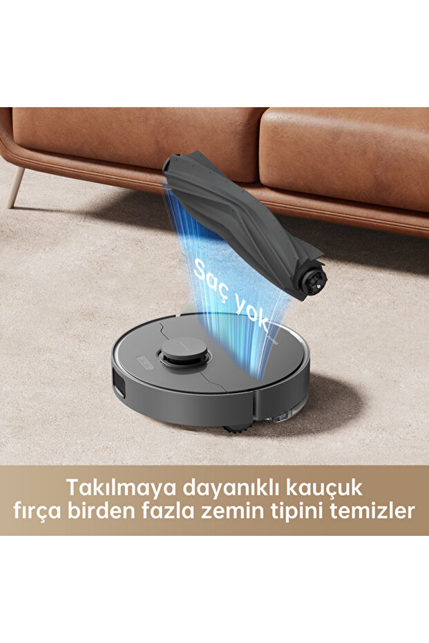 D10s Plus Robot Süpürge Siyah, 5.000Pa Emiş Gücü - 5