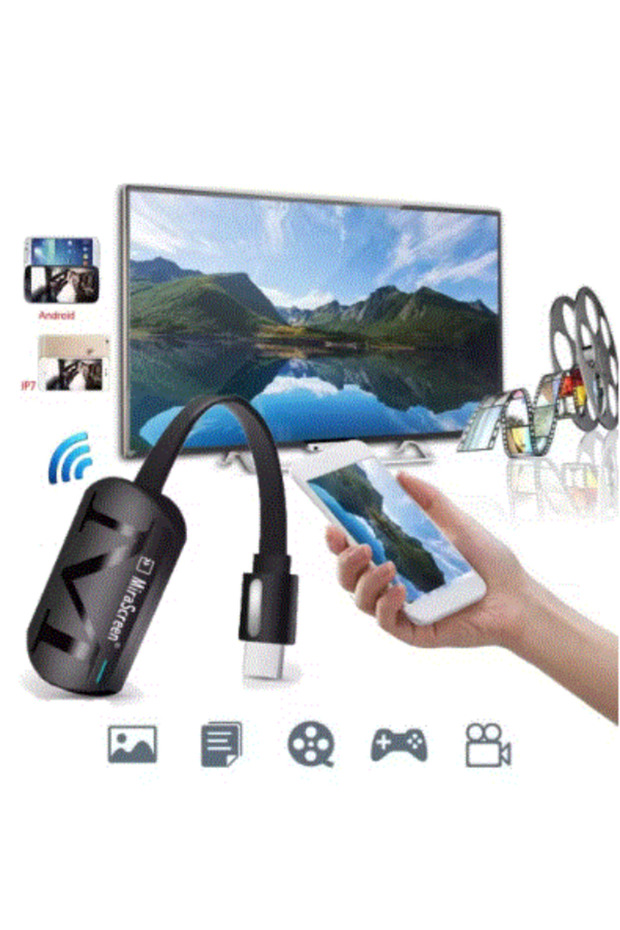 G4 Wireless WiFi Display Dongle Receiver Black