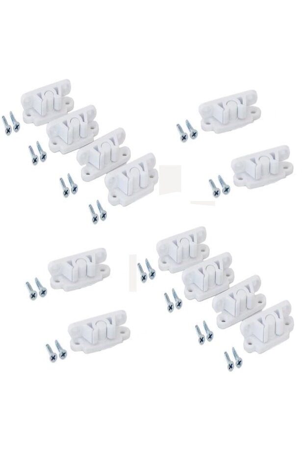 Fly Screen Snap White - 12 Pcs