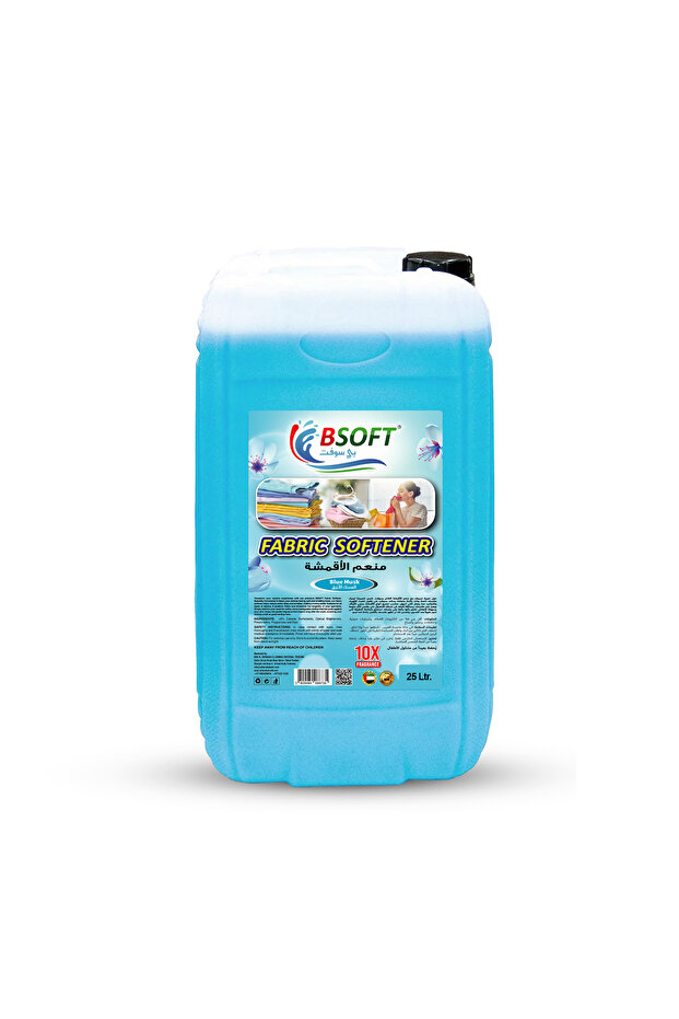 Fabric Softener Concentrated Liquid With Blue Musk Fragrance 25L Long-Lasting Freshness
