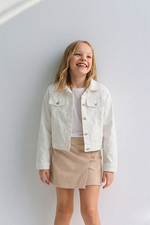 Girl's Gabardine Jacket Summer Thin Jacket