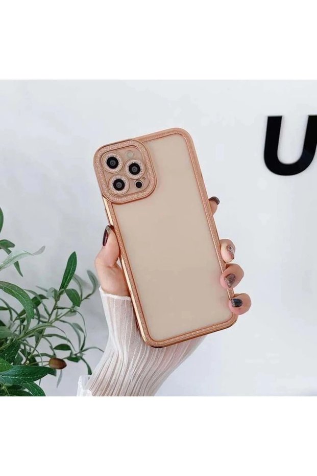 iPhone 12 Pro Max Compatible Camera Protected Edges Gilded Rio Cover/Case