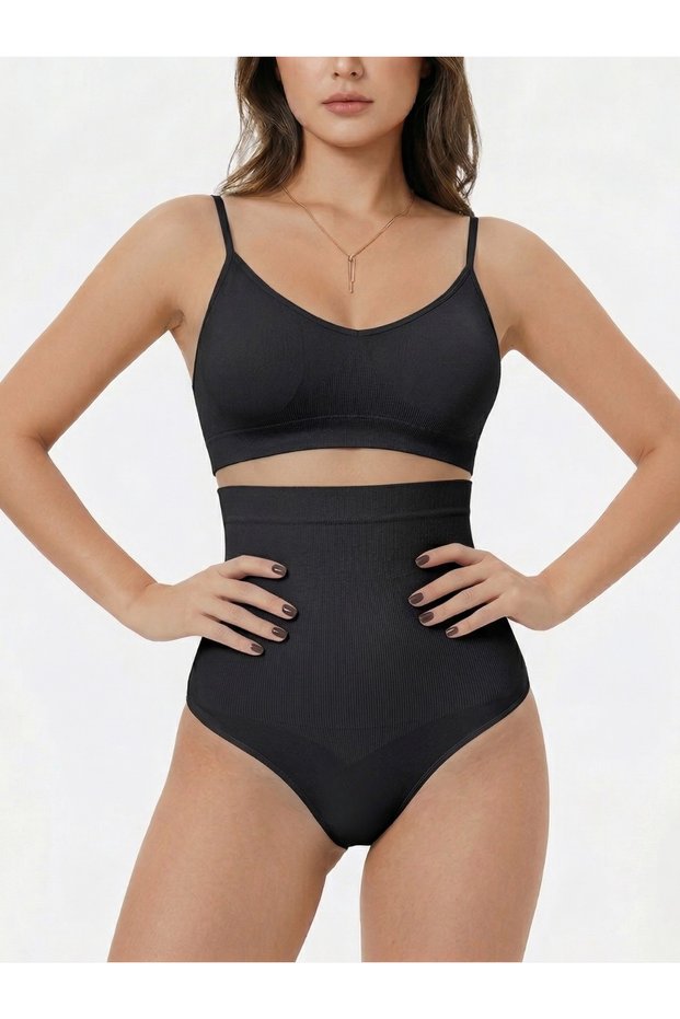 Women's Seamless Corset High Waist Slip - Flexible & Firming Underwear 1030