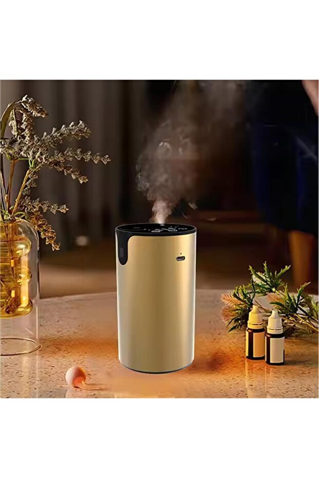 AUTO FAMILY Waterless Dual Oil Diffuser for Car, Waterless Diffusers for Essential Oils with Timer