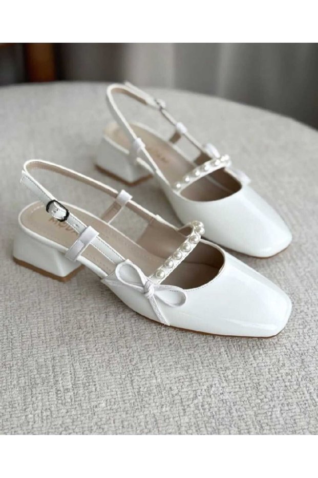 Women's Trend Mary Jane Patent Leather Square Toe Short Block Heeled Shoes