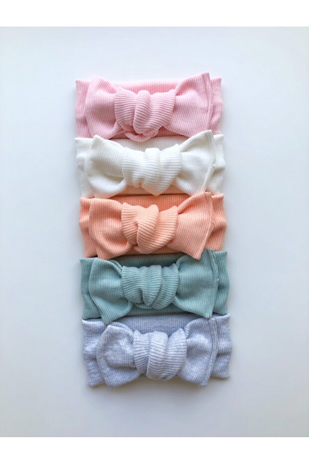5-Piece Combination Handmade Baby Girl Bandana