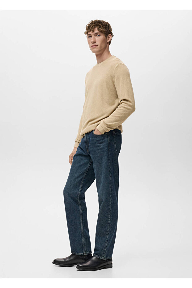 Dünner Strickpullover - 7