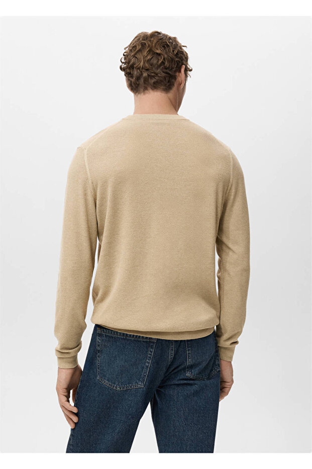 Dünner Strickpullover - 4