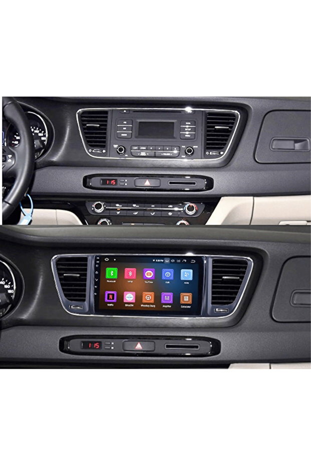 Android Car Screen Kia Carnival Model 2016 to 2019 with Apple CarPlay Android Auto Reverse camera