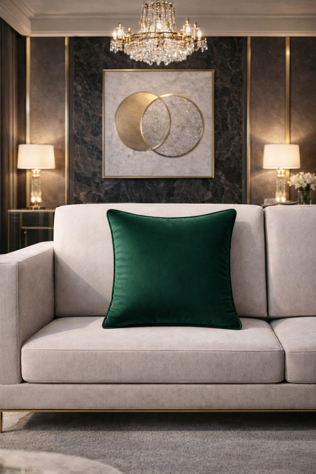 Throw Pillow Cover "Soft Texture, Modern Design Decorative Cushion – Brings Elegance and Comfort to Your Home."
