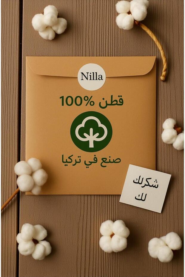 مجموعة من 12 قطعة من الملابس الداخلية البيضاء الناعمة الملمس المصنوعة من القطن بنسبة 100% بنقوش على شكل قلب - 8