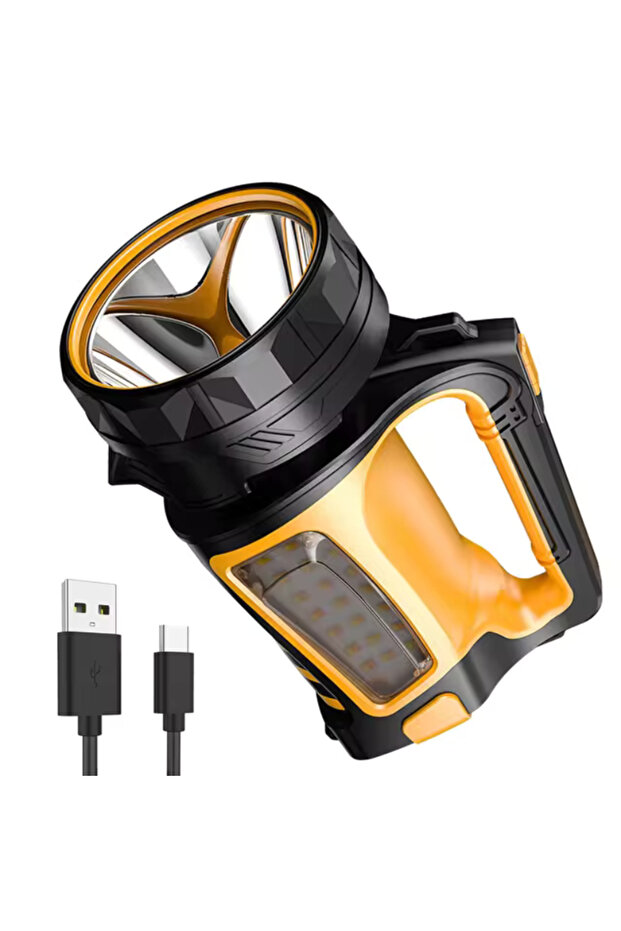 AUTO FAMILY Ultra-Bright Rechargeable LED Flashlight – Compact, Waterproof & USB Powered Torch wit