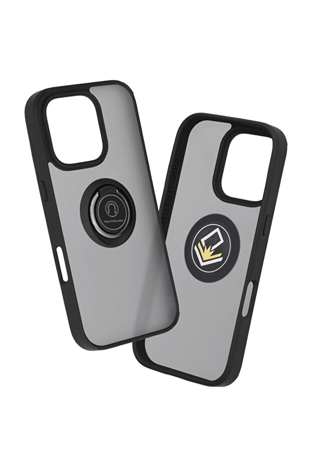 IPhone 16 Pro Case - Techsuit Glinth - Black - 1