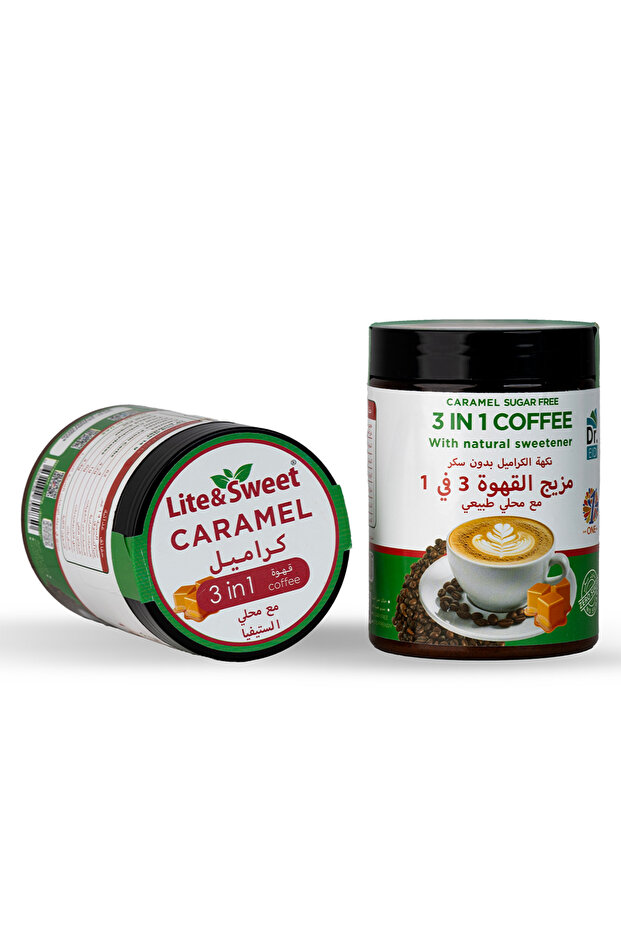Keto 3 in 1 Caramel Coffee Sugar Free 170g Low Carb Instant Coffee