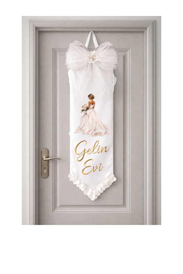 Bridal Home Door Decoration Bow with Strap
