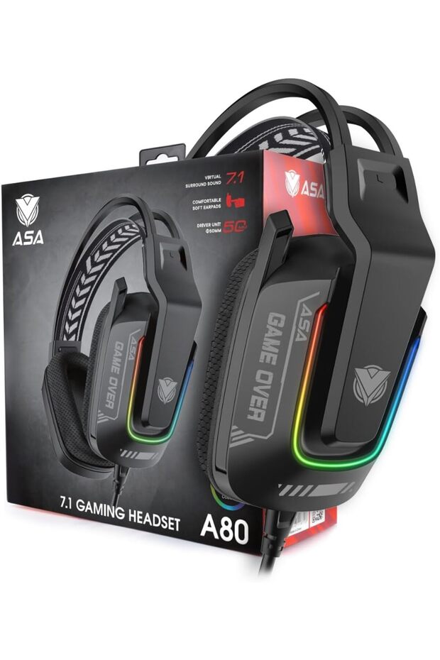 A80 Surround Headset (Black) - 5