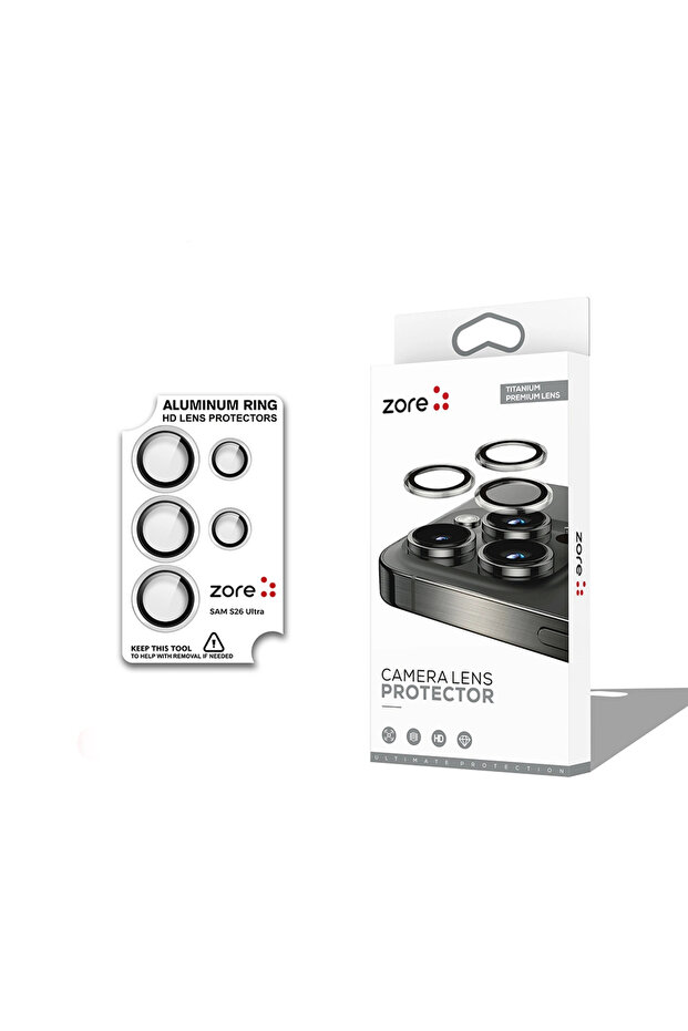 Galaxy S26 Ultra Cl-12 Premium Sapphire Anti-Fingerprint Anti-Reflective Camera Lens Protector