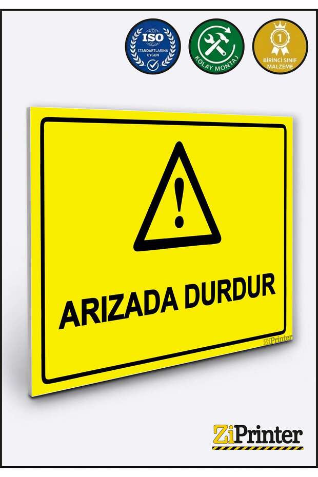 Warning Sign for Faulty Stop Sign Dekota 70X100 cm