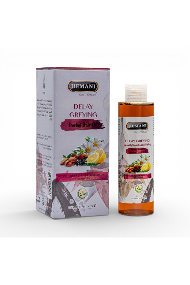 Delay Greying Herbal Hair Oil 200ml