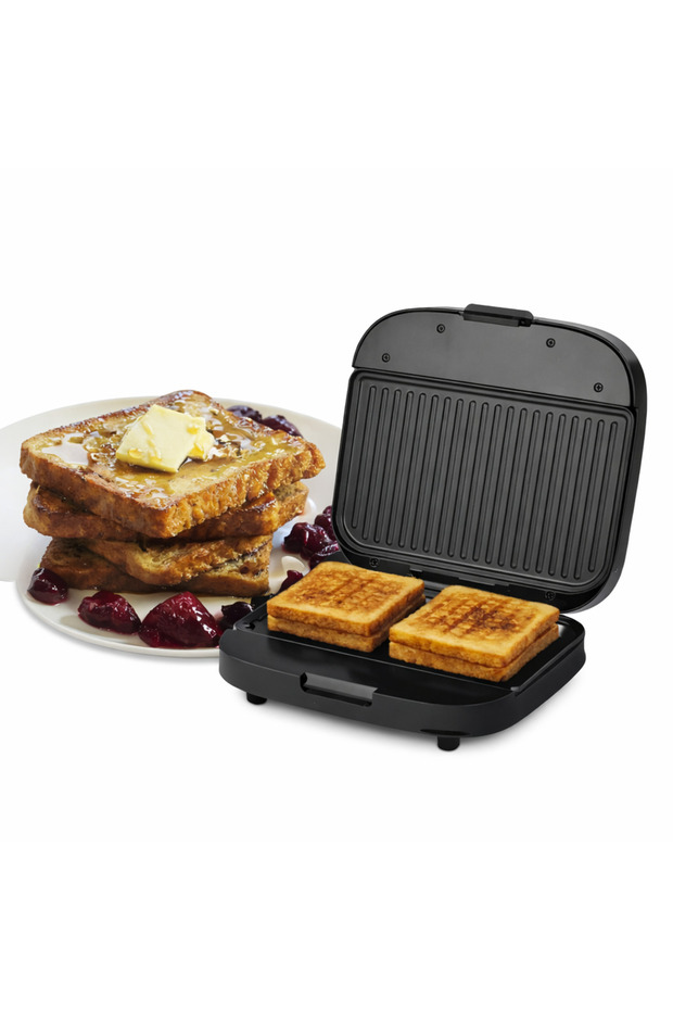 Breakfast Maker and Sandwich Maker 750W Non-Stick Surface -67320