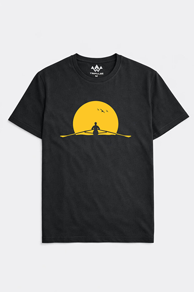 Row Sunset Kürek Tişörtü