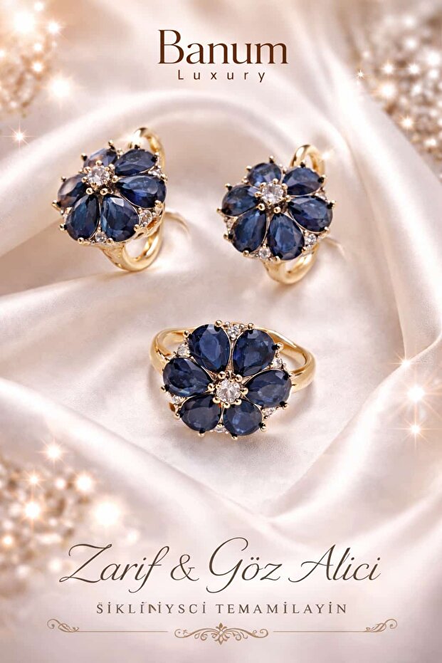 Luxurious, Stylish and Elegant Special Design Earrings and Ring Set