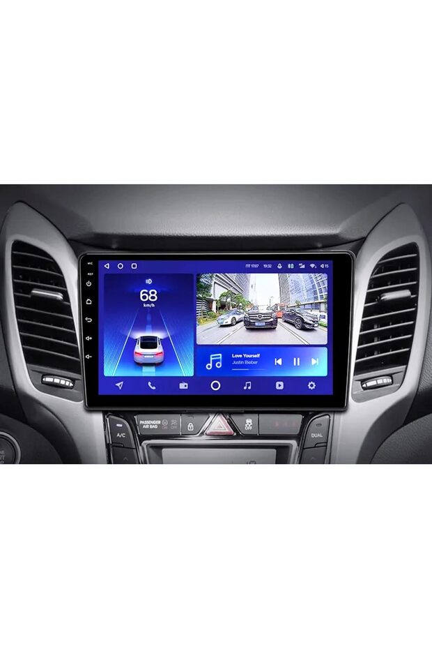 شاشة أندرويد هيونداي لسيارة i30 (2011-2017) مع دعم كاربلاي وأندرويد أوتو وكاميرا خلفية - 1