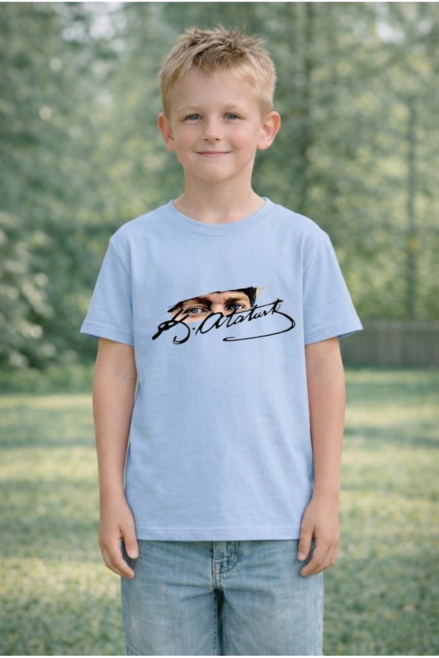 23 April Children's T-Shirt Unisex (Girls - Boys) 100% Cotton Printed Comfortable Fit Daily Eid T-Shirt