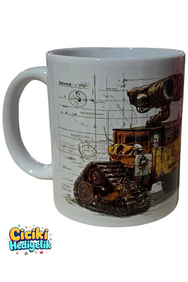 Printed Design Porcelain Mug - Gift Mug