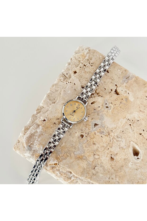 Patte Silver Watch Yellow - 2