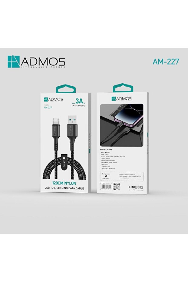 كابل بيانات USB إلى Lightning طراز AM-227