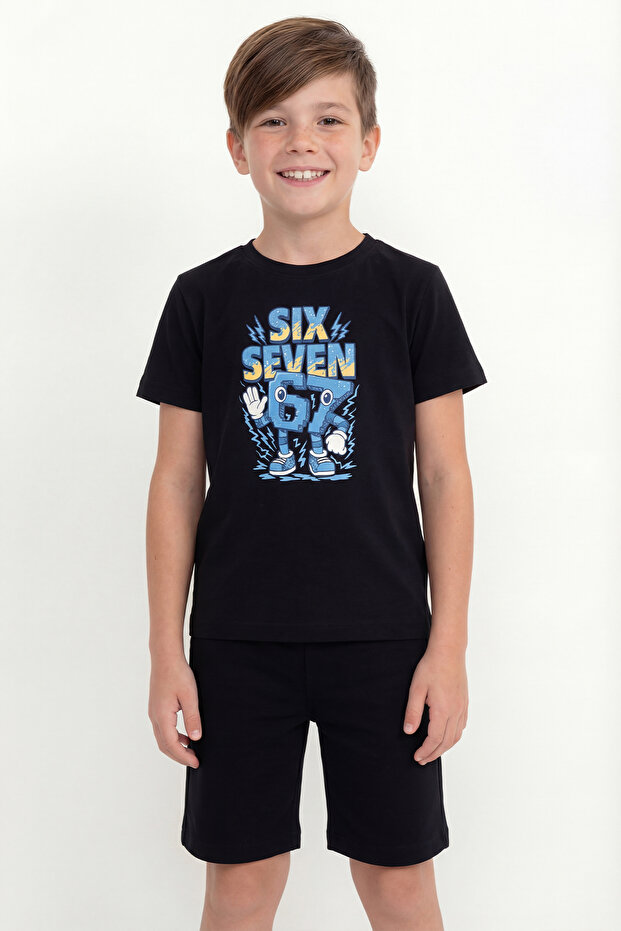 Boy's Printed Double Set B5