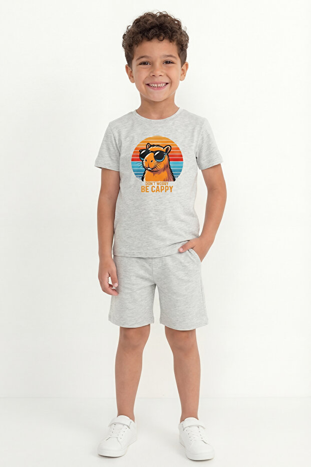 Boy's Printed Double Set B19
