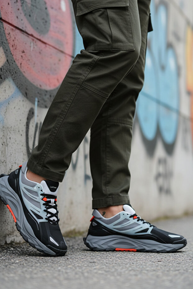 Lf-6783 Men's Black Casual Sneaker Shoes