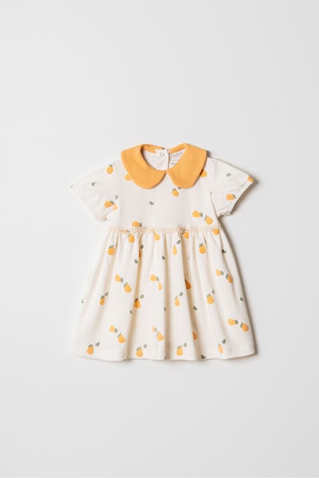 Pear Patterned, Summer Baby Girl Dress