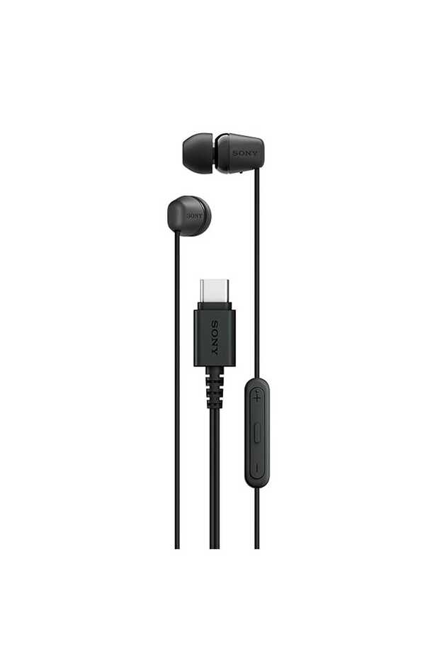 سماعات أذن سلكية USB-C، لون أسود، IER-EX15C
