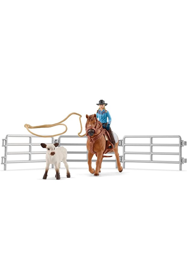 Cowgirl Team Roping Fun 42577