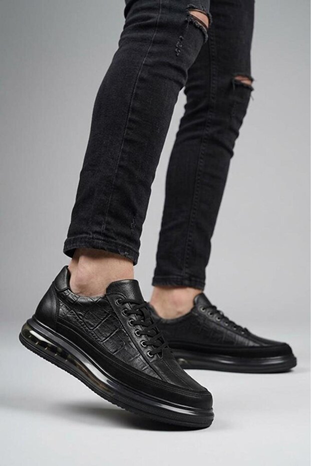 Ps-2190 Men's Genuine Leather Casual Shoes