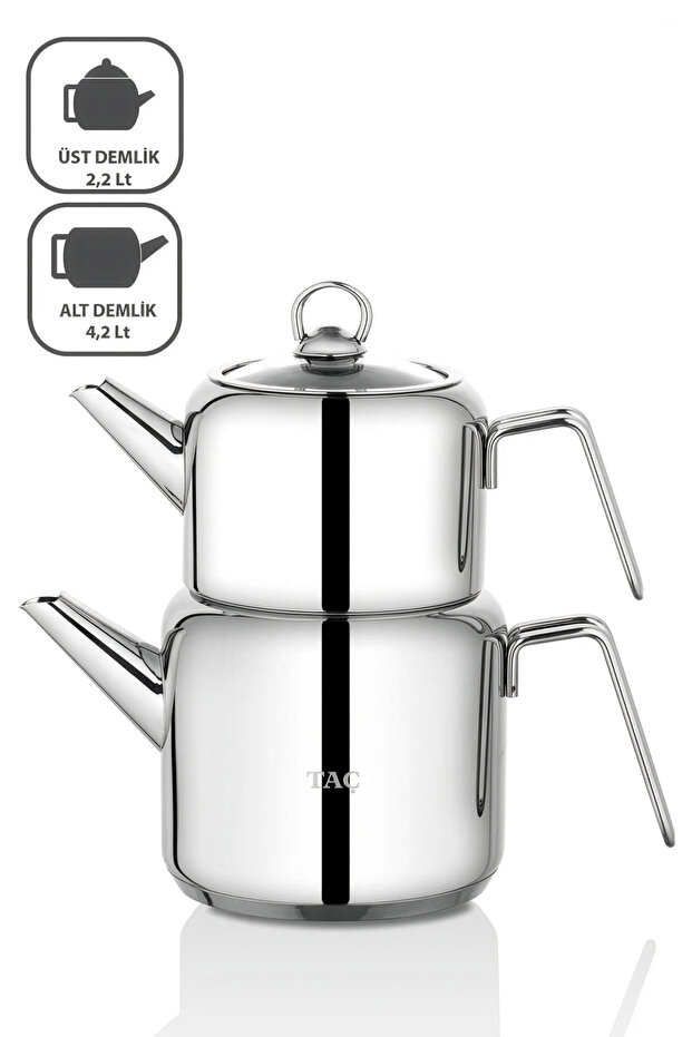 Jumbo Teapot Set Platinum - 2