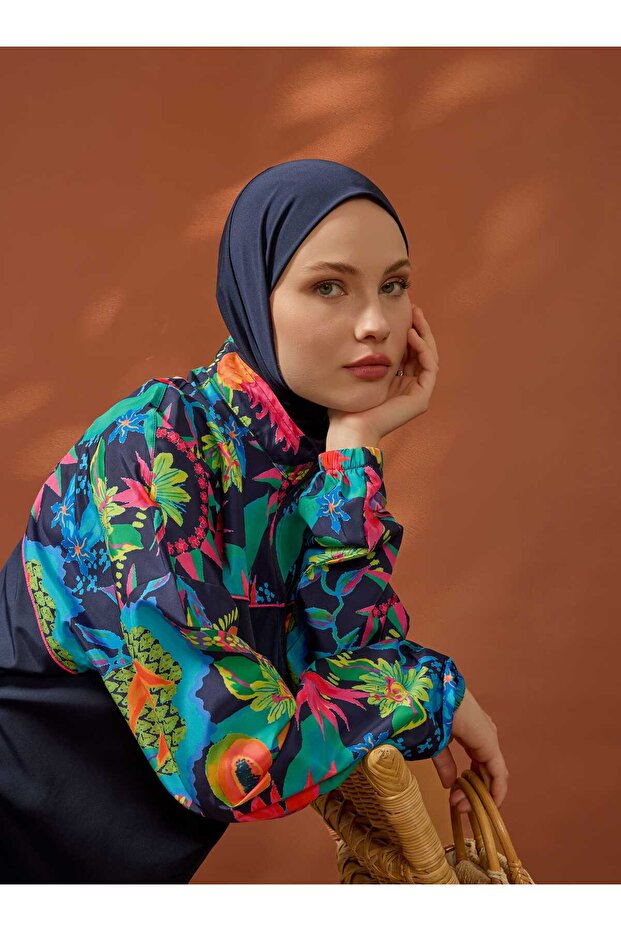 Hijab Swimsuit - Pineapple Patterned - - 2