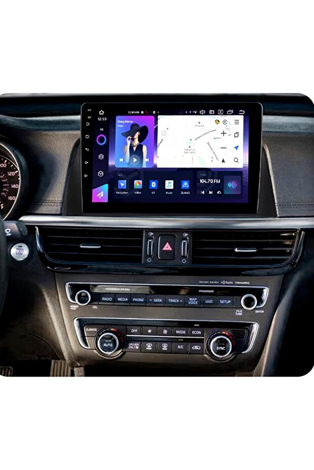 kia optima 2016-2020 android screen with carplay android auto reverse camera - 5