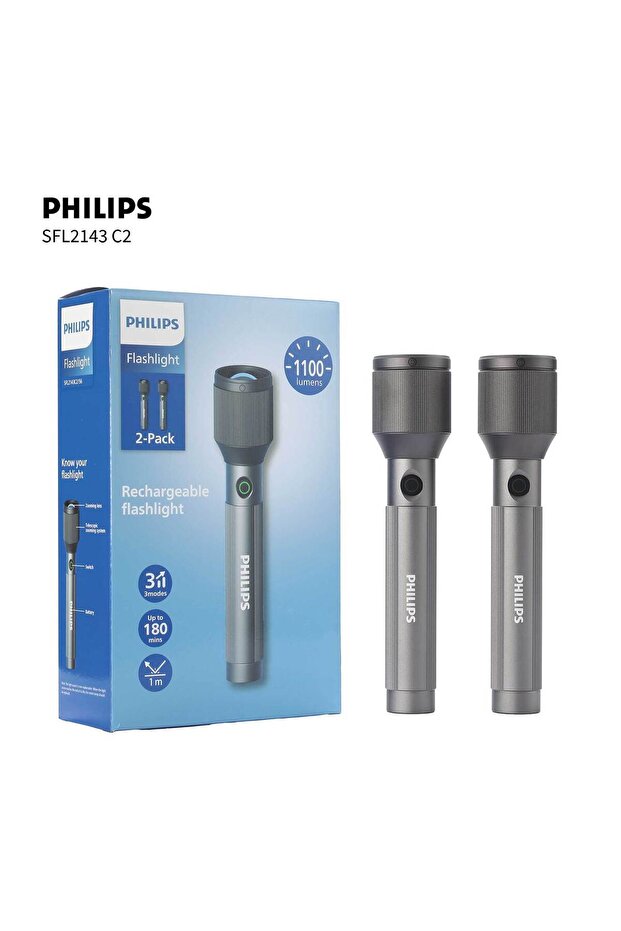 LED Flash Light 2Pcs combo SFL2143C2