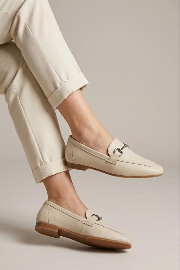 Ps-04 Women's Genuine Leather Ballerina Shoes