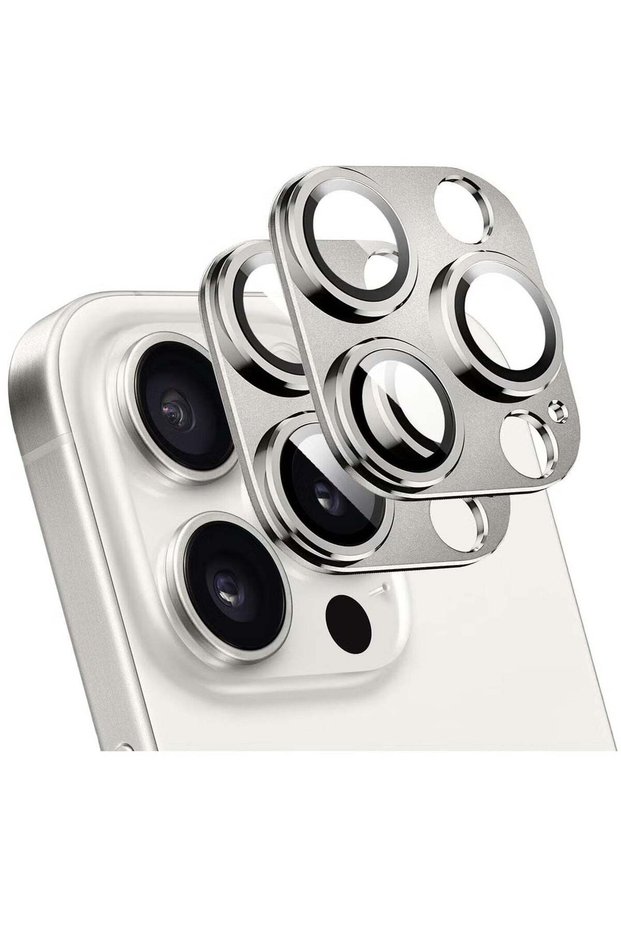 (2 Pack) Camera Lens Protector for iPhone 16 Pro and iPhone 16 Pro Max – [Alloy Metal Camera Cover]