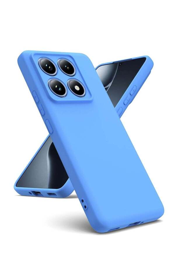Xiaomi 14T Pro 5G Case Cover in Sky Blue - Soft Silicone, Shockproof Design with Inner Microfiber Li