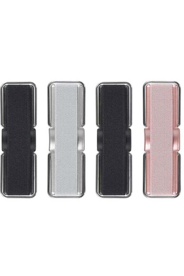 4 Pcs Phone Finger Holder Back of Phone Grip with Stand Compatible with iPhone Samsung and Most Smar