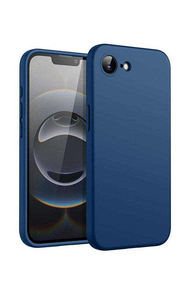 Apple iPhone 16e 5G 2025 Premium Soft Liquid Silicone Case Cover – Navy Blue, Ultra-Slim, Shockproof