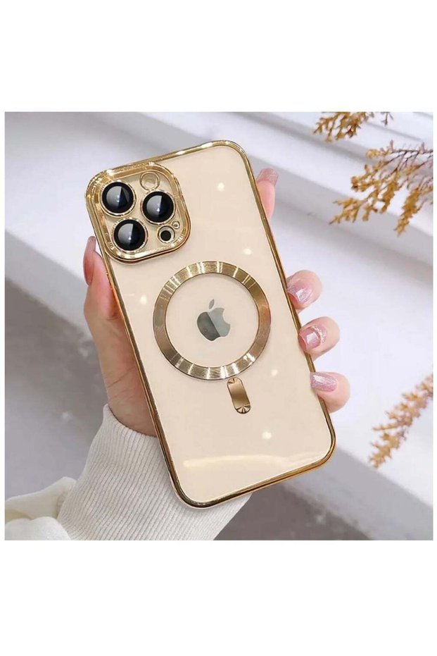 Magnetic Case for iPhone 15 Pro Max Case [Compatible with MagSafe] Full Camera Protection Clear Plat